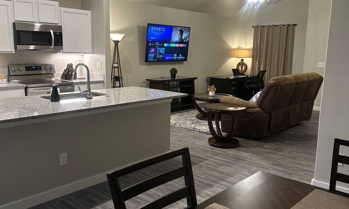 Odessa House | Brand new quiet cozy furnished home in odessa Midland with TV in each room.