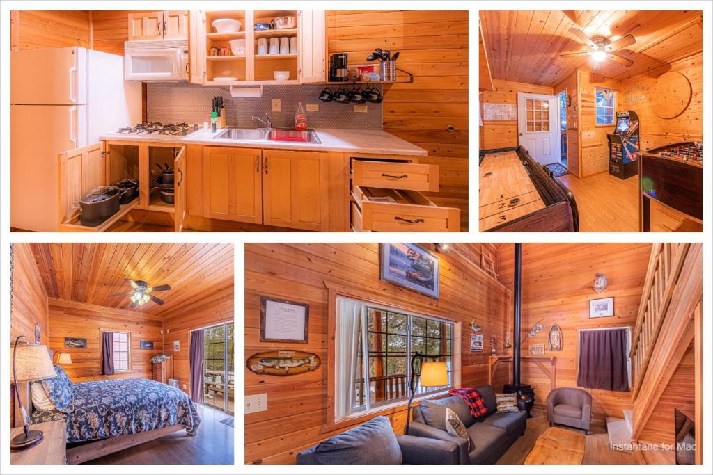 Christopher Creek Resort | Cabin #4 The Wolves Den - Pet Friendly- Sleeps 6 - Playground & Game Room