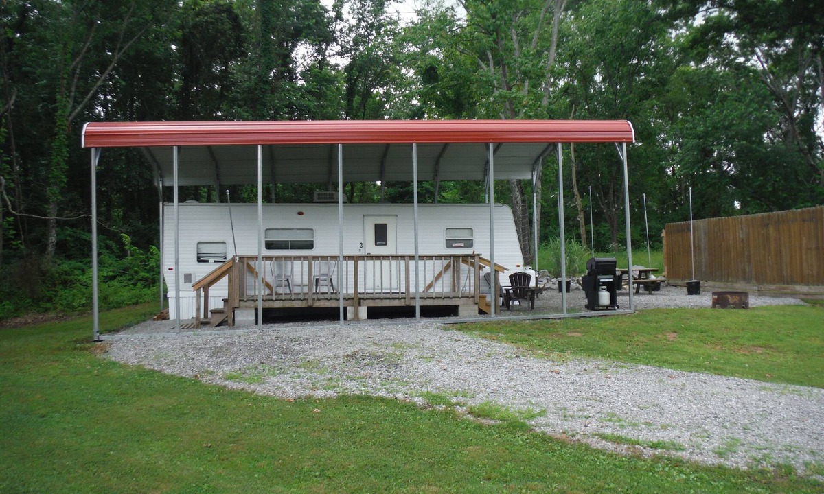 Mulkeytown RV Rental | Camping with out the hassle! Smart TV and 50 Mbps Wi-Fi!