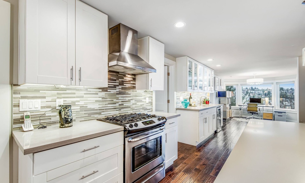 North Queen Anne House | City, Mountain & Sound Views Stunning Queen Anne Gem w/Home Office & Deck