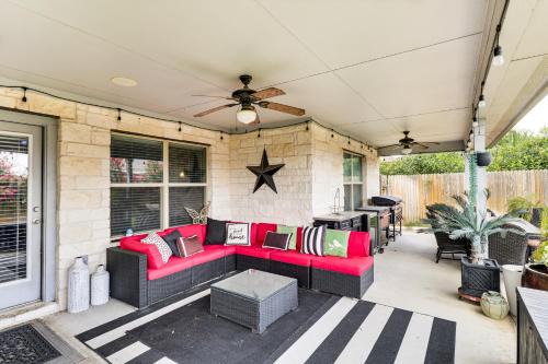Leander House | Covered Patio + Yard: Spacious Leander Home!