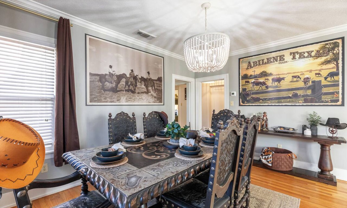 Sayles Blvd. Area House | Cowboys and Fairytales — Movie Theater & Games!