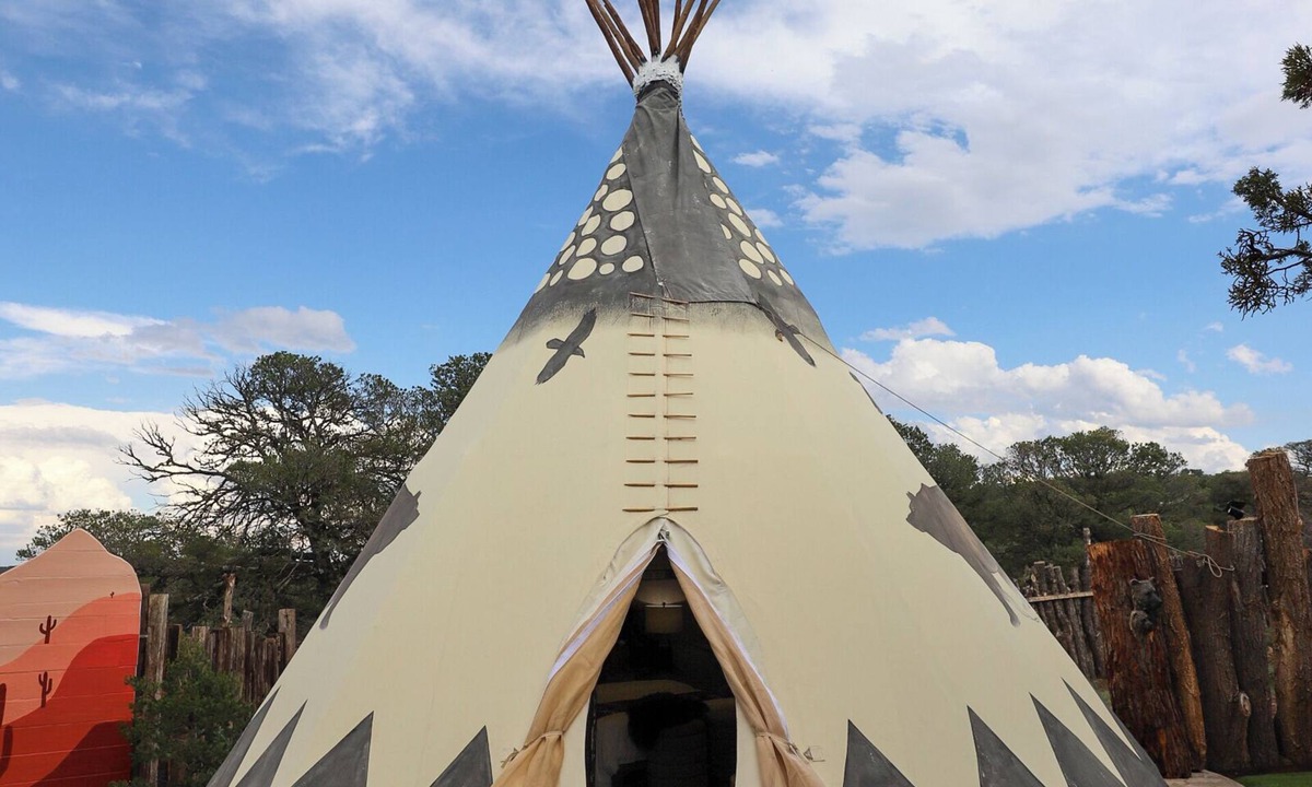 Nogal RV Rental | Cozy Oso Tipi a unique Glamping experience at El Mistico Ranch