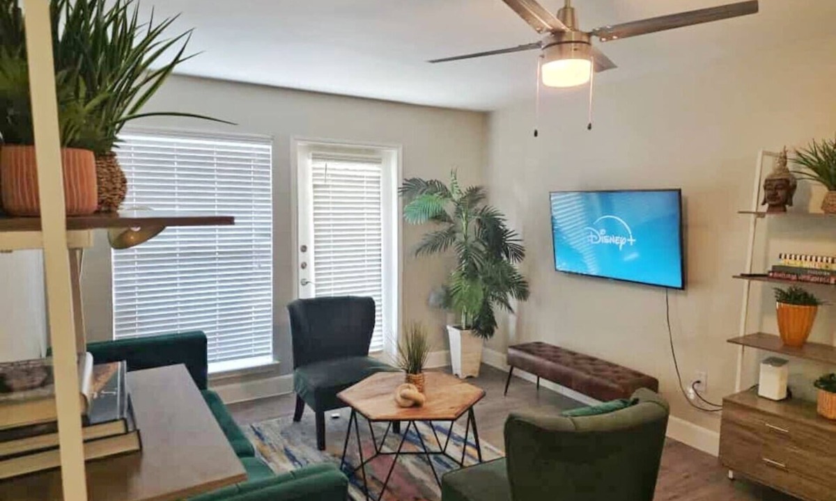 Astrodome Apartment | Earthy 3Bed 2Bath Apt at 5 min walk to NRG stadium