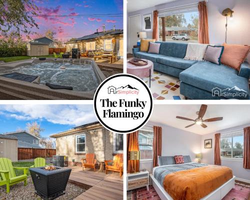 Arvada Plaza Area House | Funky Home with Hot Tub, Backyard, Fire Pit