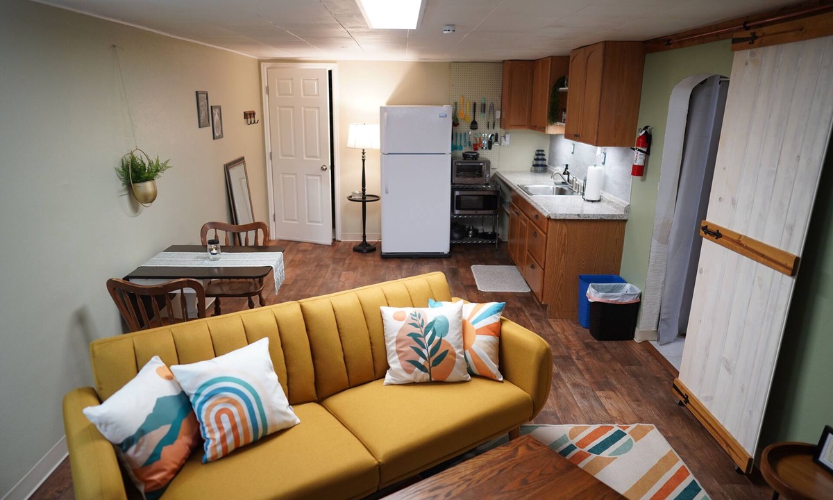 Greeley Apartment | Garden level 1-bedroom apartment, private entrance. Month-to-month.