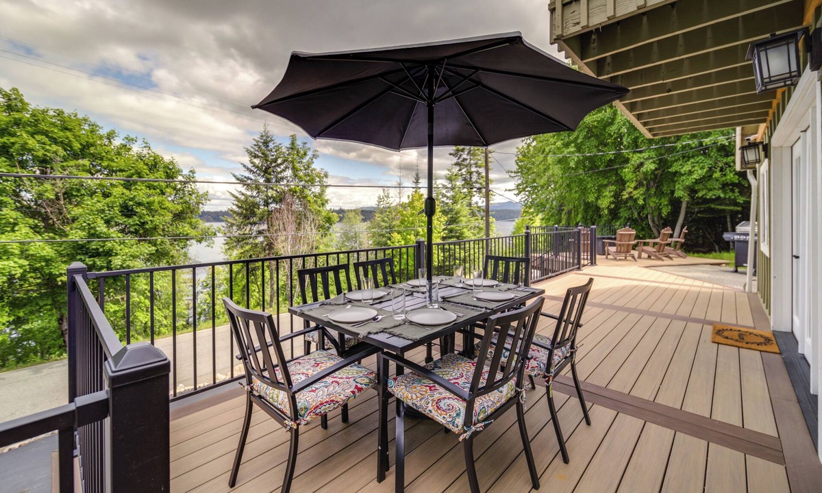 Hayden View Estates House | Hot Tub & Lake Views! Tree-Lined Hayden Home