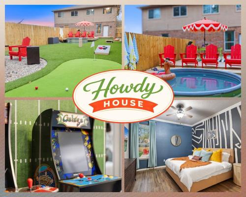 South Arlington House | Howdy House -Pool, Putt Putt, Arcade, Fire pit, 8 mins to World Cup