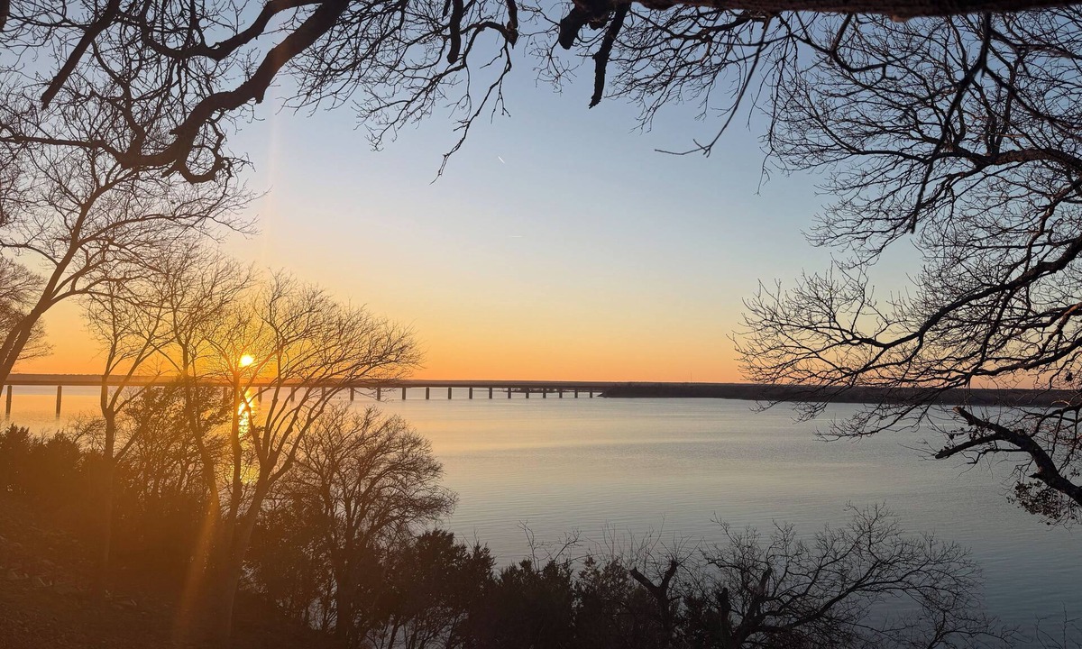 Lake Whitney House | Lake Whitney A-Frame w/Sunset Views: 4BR, 2BA