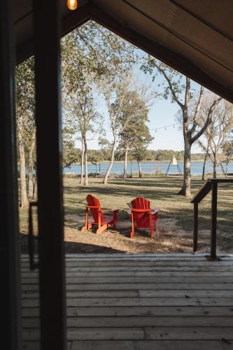 Bastrop House | Lakefront Glamping Safari Tent 5 The Hummingbird