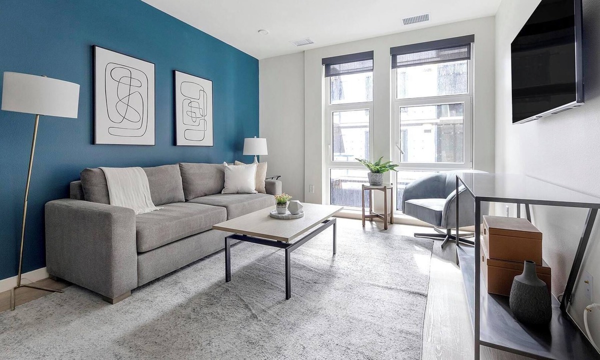 Civic Center Apartment | Landing | Stylish 1BD, Rooftop Lounge, Gym
