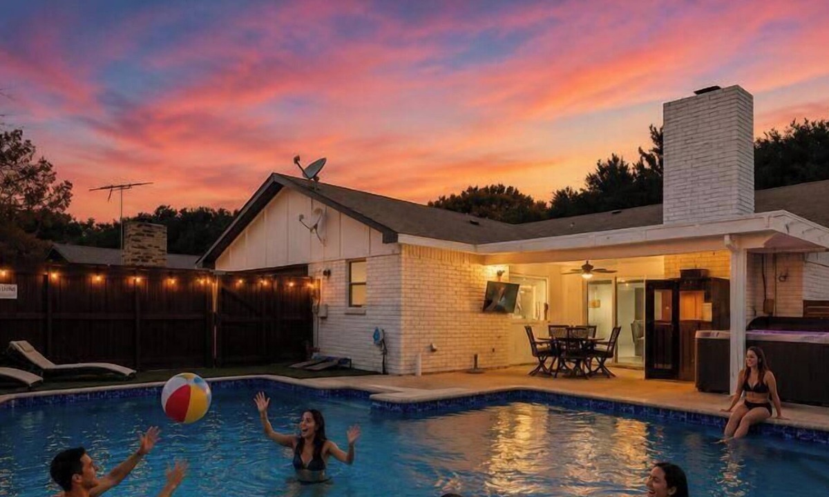 The Colony House | Luxurious Home with Pool, Grill, Sauna & Game Room