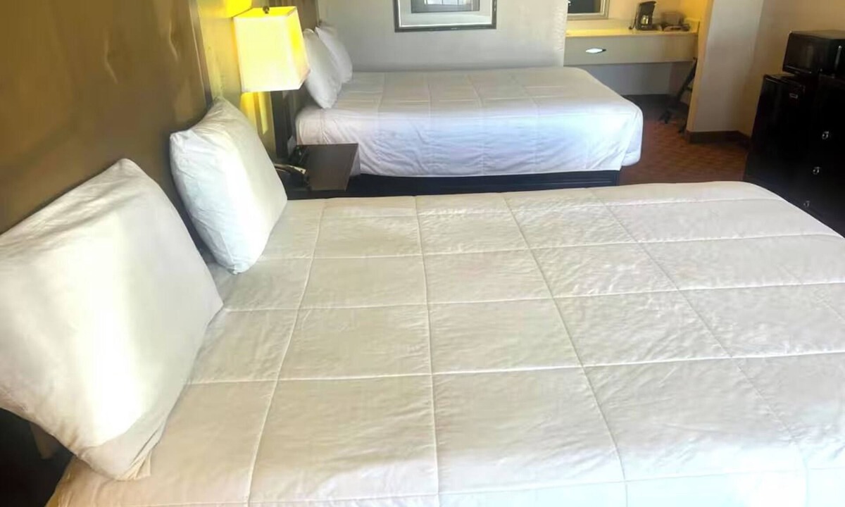 Whitesboro Hotel | Modern and Relaxing 2 Queen Beds Near Lake Dealey - Explore Whitesboro Easily