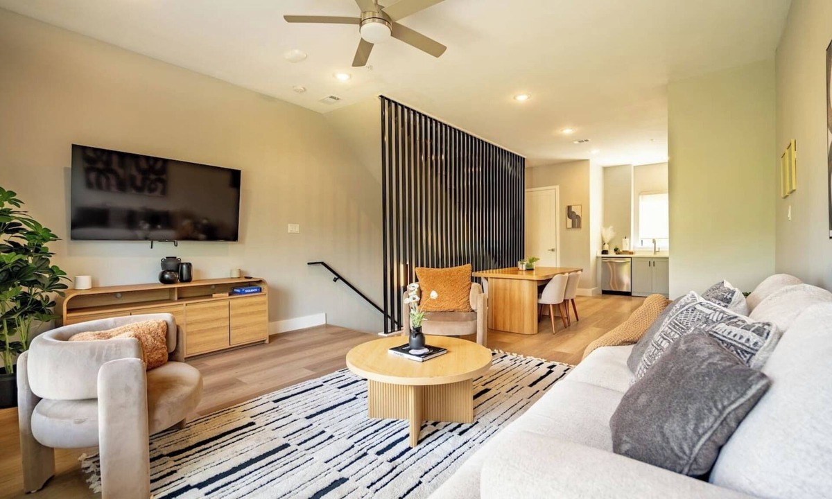 Fort Worth Villa | Modern Scandinavian Townhome | Newly Built Retreat