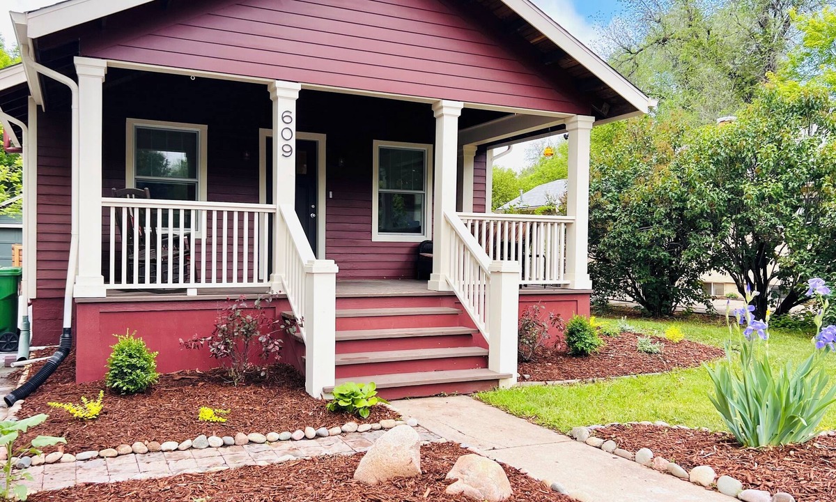 Historic Fort Collins High School House | Old Town, Safe, Walkable, Furnished, Updated, AC, workspace. This is Home!