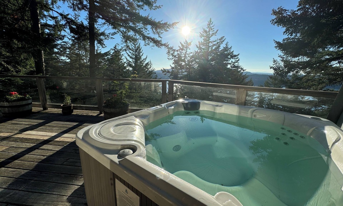 Rosario House | Paradise in Forest setting w/Ocean views, hot tub, close to town & Hiking