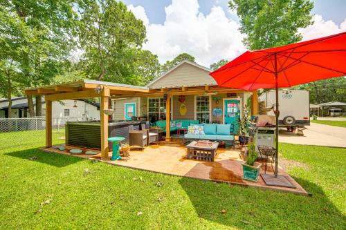 Cherokee County House | Pet-Friendly Lakefront Getaway w/Hot Tub!