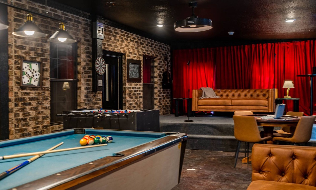 Odessa House | Red Brick Getaway - Karaoke+Poker Table by LCH
