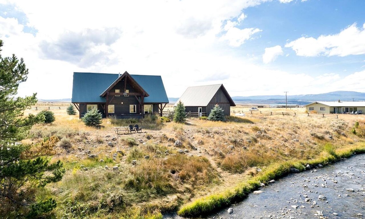 Cameron Cabin | Remote Riverfront Cabin with Porch and Amazing Views in Montana