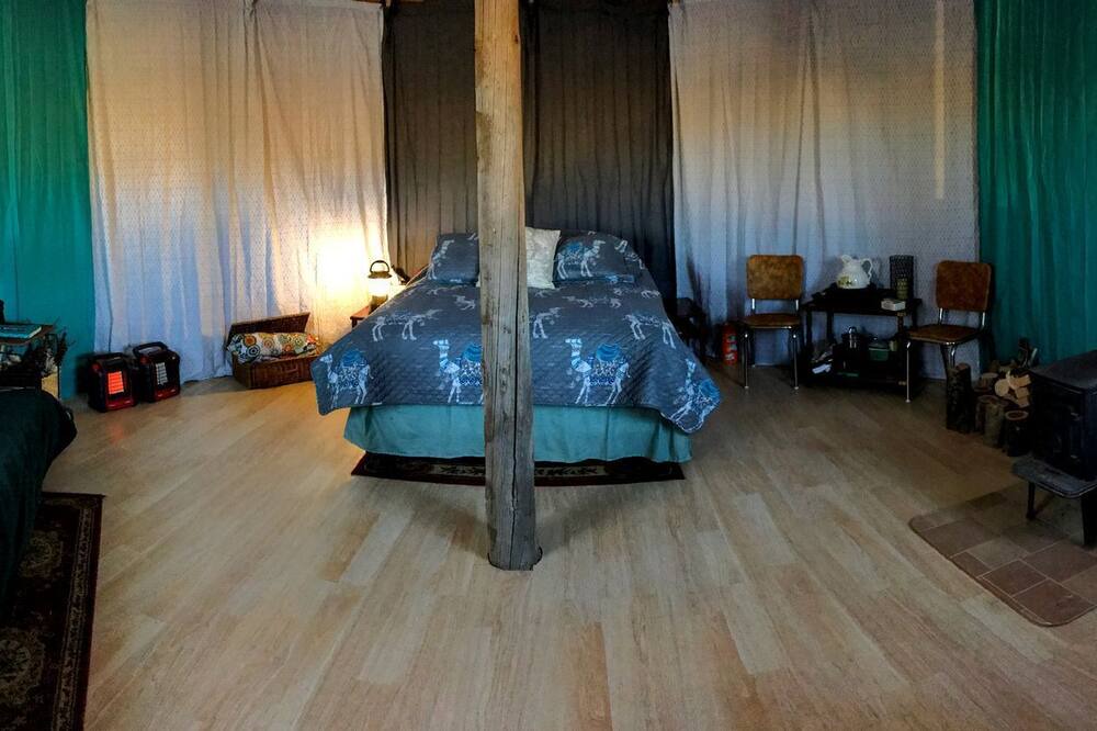 Capulin Cabin | Romantic Camping Yurt on Camel Farm near Alamosa, Colorado