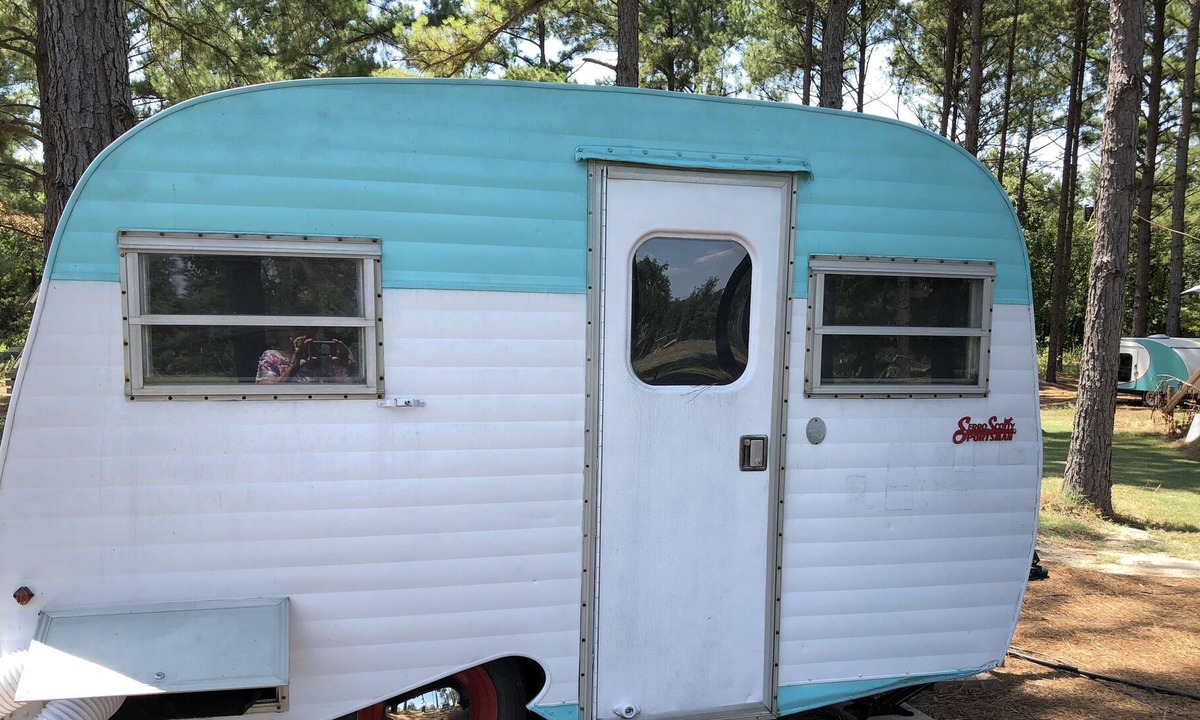 Hawkins House | Secluded Little Dude-1973 Serro Scotty Sportsman RV