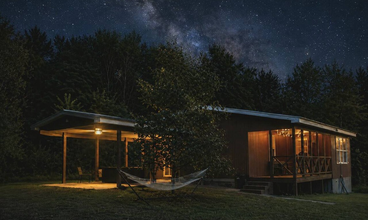 Marshall House | Secluded Magnolia Cabin & Hot Tub