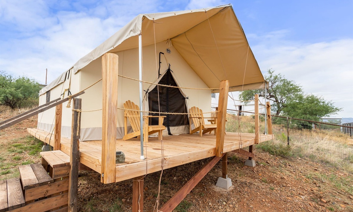Tombstone RV Rental | Settle Into a Cozy Old West Cabin Tent Escape