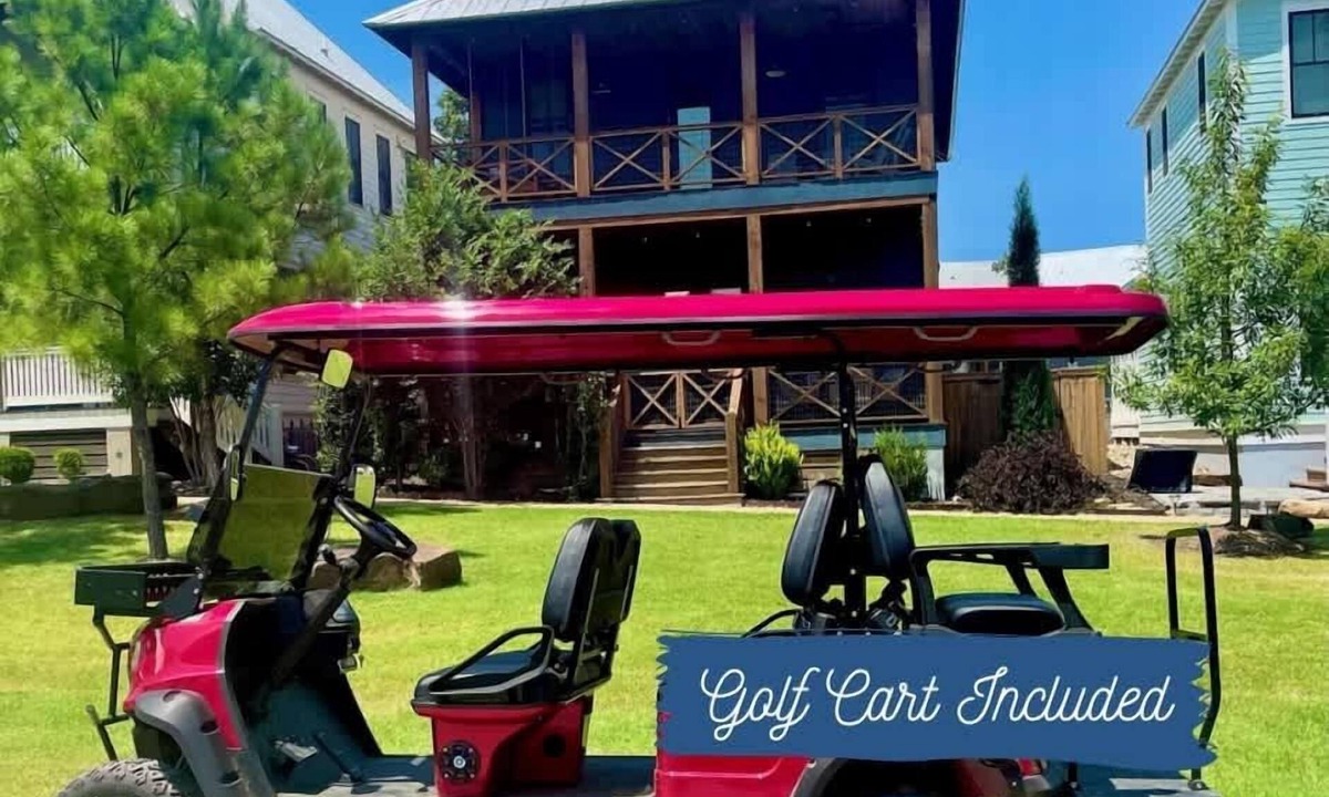 Eufaula House | Six-Seater Golf Cart Included!