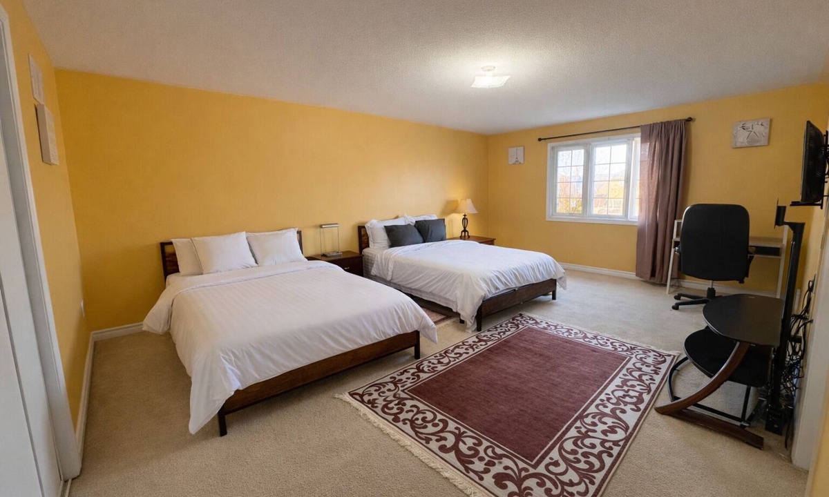 Brampton House | Spacious 2-Bed Suite w/Private Bath, TV & Walk-In Closet—Brampton Shared Home!
