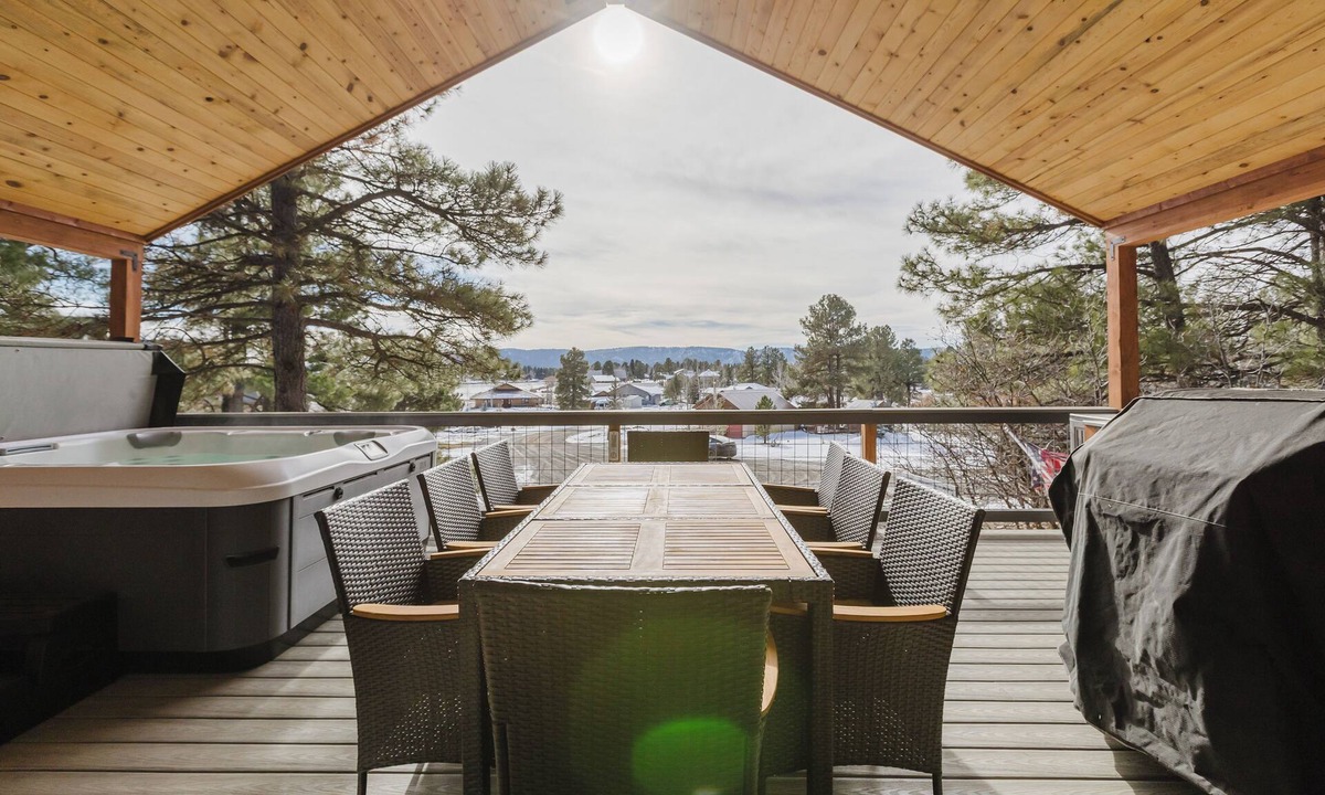 Pagosa Springs House | Spacious Mountain Escape w/Deck, Hot Tub, Views & Room for 12