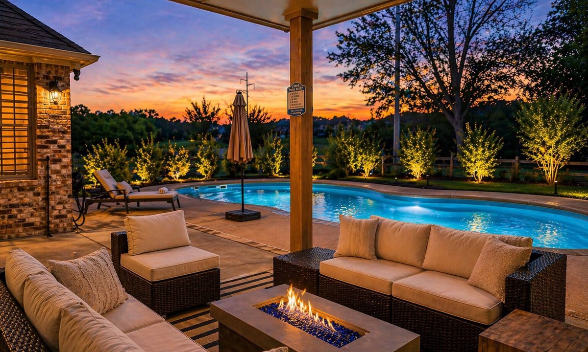 Edmond House | Stylish 3BR Retreat + Office and Private Pool in Edmond
