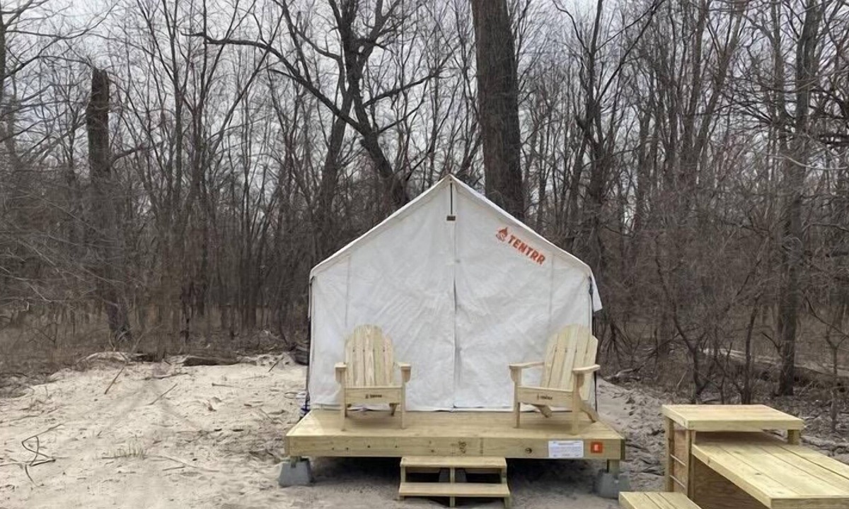 Cass County RV Rental | Tentrr State Park Site - Nebraska Louisville SRA – Cottonwood E – Single Camp