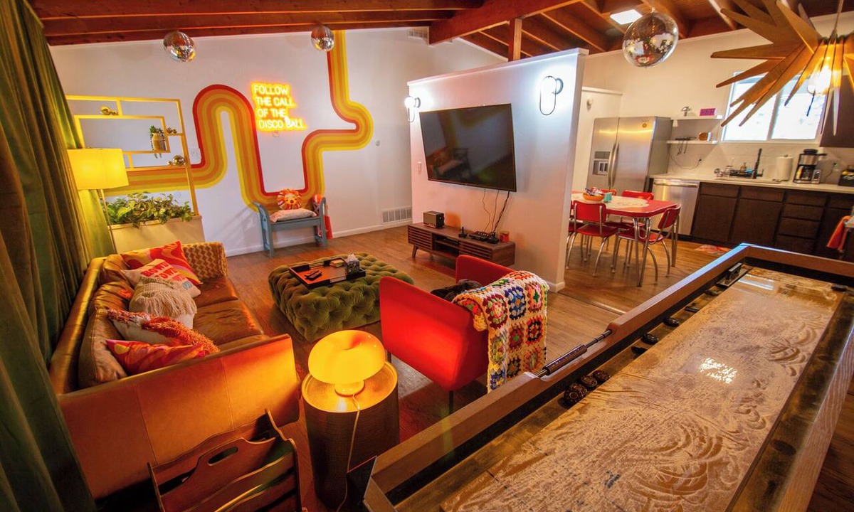 South Westminster House | The Disco Den -> Hot Tub Shuffleboard Fire Pit