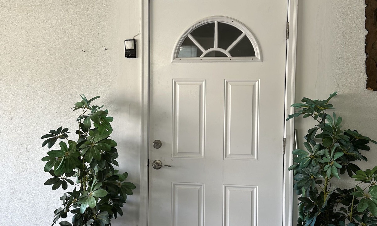Aurora House | The room has bathroom and king size bed and a shared living room. Super cozy!