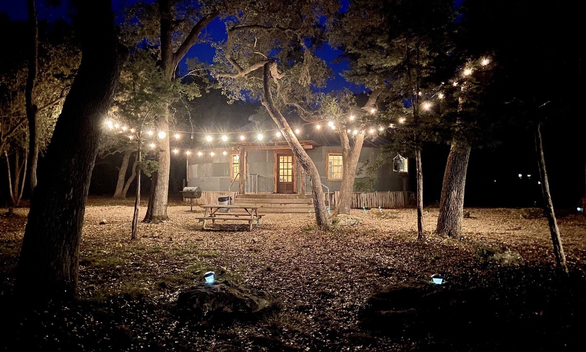 Leakey Cabin | Upcycled Grain Bin Cabin
