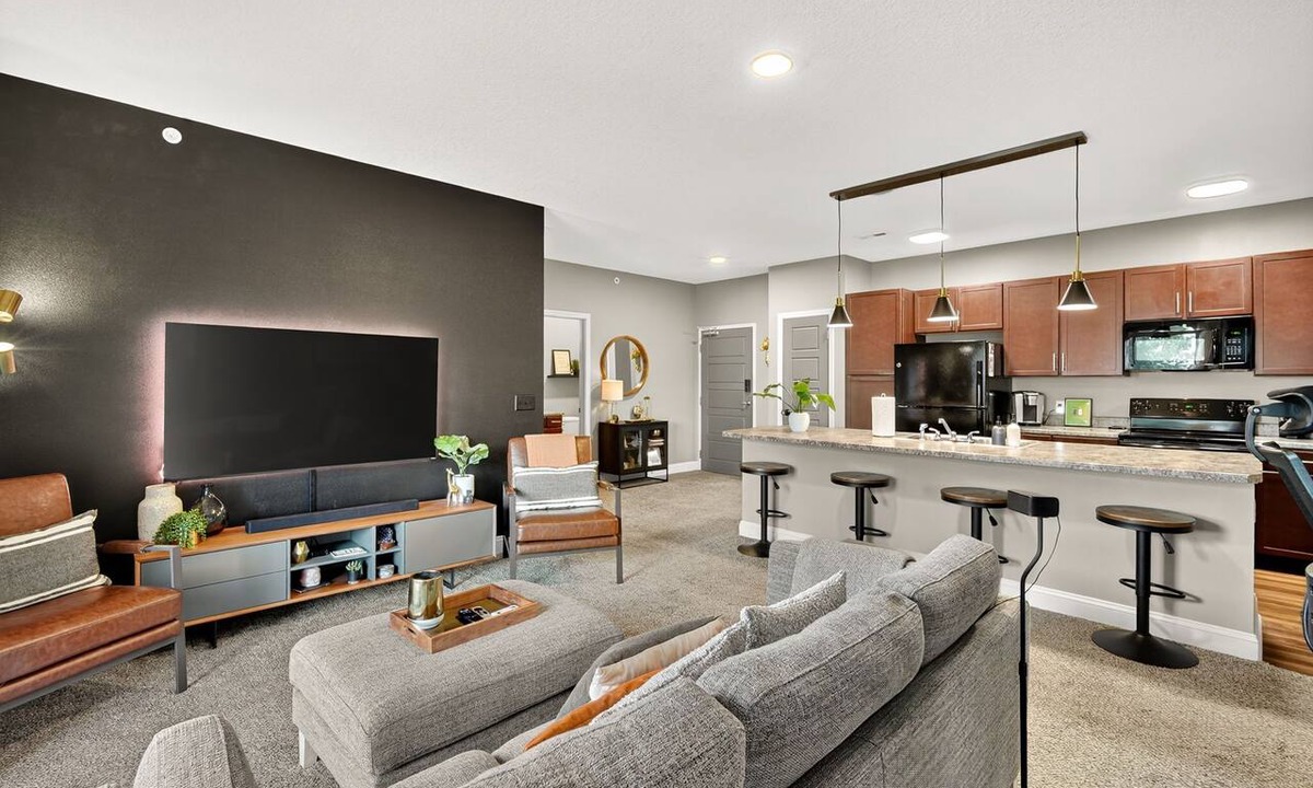West Des Moines Apartment | Upgraded, Modern Retreat with a Attached Garage