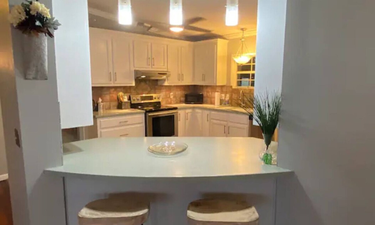Jarreau House | Waterfront property w/private pool .amazing back deck to sit and water gaze!