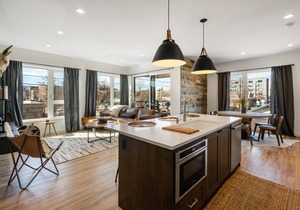 Rustic Overlook- 30 day rental in the new Merin building in downtown Bozeman!
