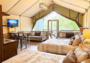 Son's Rio Cibolo Birdhouse Cabin #15 Creekside Cabins on the Gorgeous Cibolo Creek!