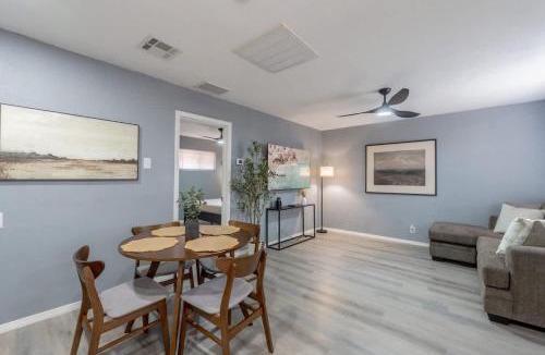 Biggs Field Apartment | 1BR 1BA Chic Home King Bed Smart TVs