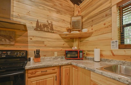 Mena Cabin | 3 miles on ATV to Wolf Pen Gap, Luxury Cabin slp 5