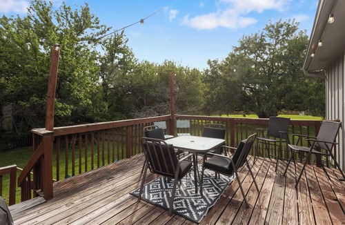 Lenexa House | 4BR Home on Private Acreage | Game Room