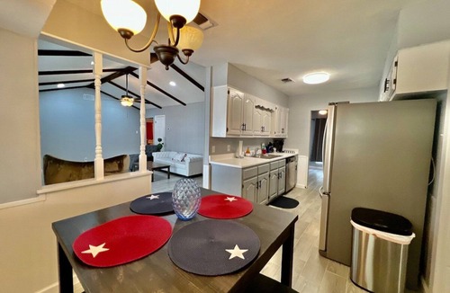 Universal City House | 4BR Pool Home near Randolph AFB Furnished Extended Stay Wi-Fi Laundry