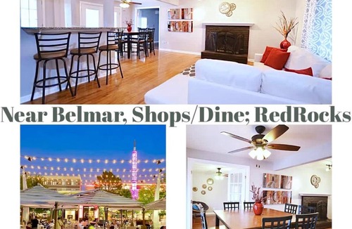 Lakewood House | 5 bdrm Near Belmar - Dining Shops Movie Theater Entertainment & Red Rocks