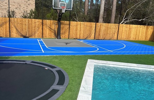 Cypress House | Basketball/Pickleball Court, Pool/Spa, Trampoline, Outdoor Kitchen, 7 Bedroom