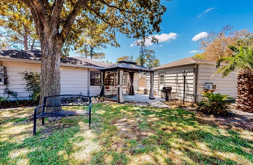 La Porte House | Bay Harbor Beauty | House in La Porte with yard and fireplace - close to beaches