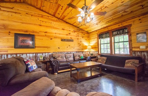 Board Camp Cabin | Bear Den|18Acres|Private Creek|Swim|Hiking|ATV Trails|Mtn Cabin