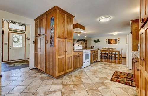 Estes Park House | Bear Tracks- Game Room with a Big Fenced in Backyard!