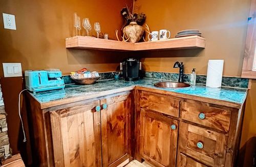 Valley View Apartment | Bison Suite - relax in your private hot tub and explore the Ranch!