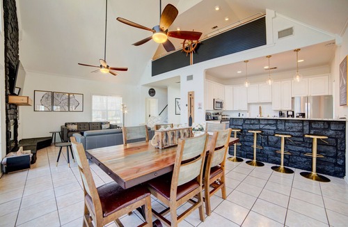 Caney City House | Cedar Sunsets - Lakefront retreat with Private Pool & Gameroom!